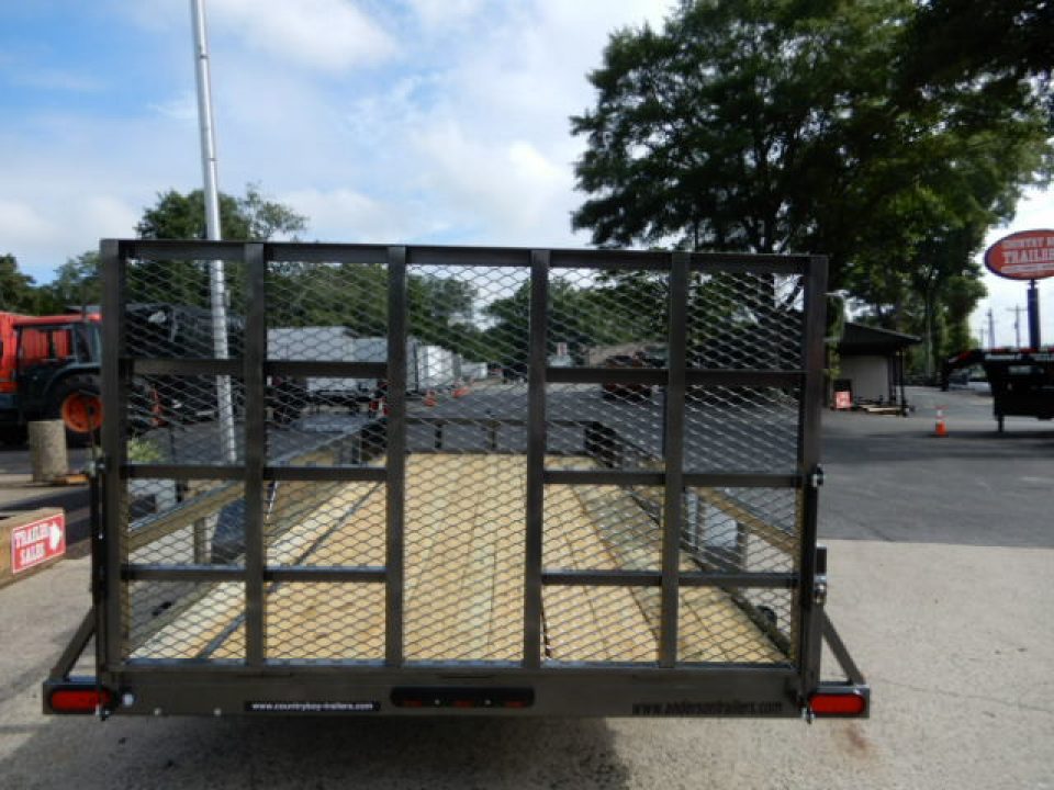 New 2026 Anderson 7x16 Landscape, Ramp Gate & Side Ramps