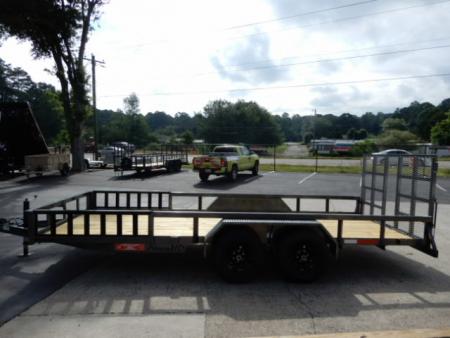New 2026 Anderson 7x16 Landscape, Ramp Gate & Side Ramps