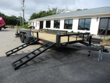 New 2026 Anderson 7x16 Landscape, Ramp Gate & Side Ramps