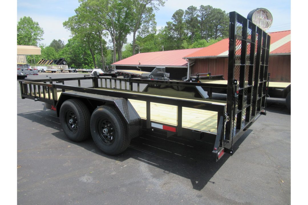 New 2026 Anderson 7x16 Landscape, 9950LB GVWR, Spring Assist Gate, Side Ramps