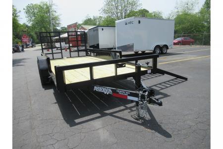 New 2026 Anderson 7x16 Landscape, 9950LB GVWR, Spring Assist Gate, Side Ramps