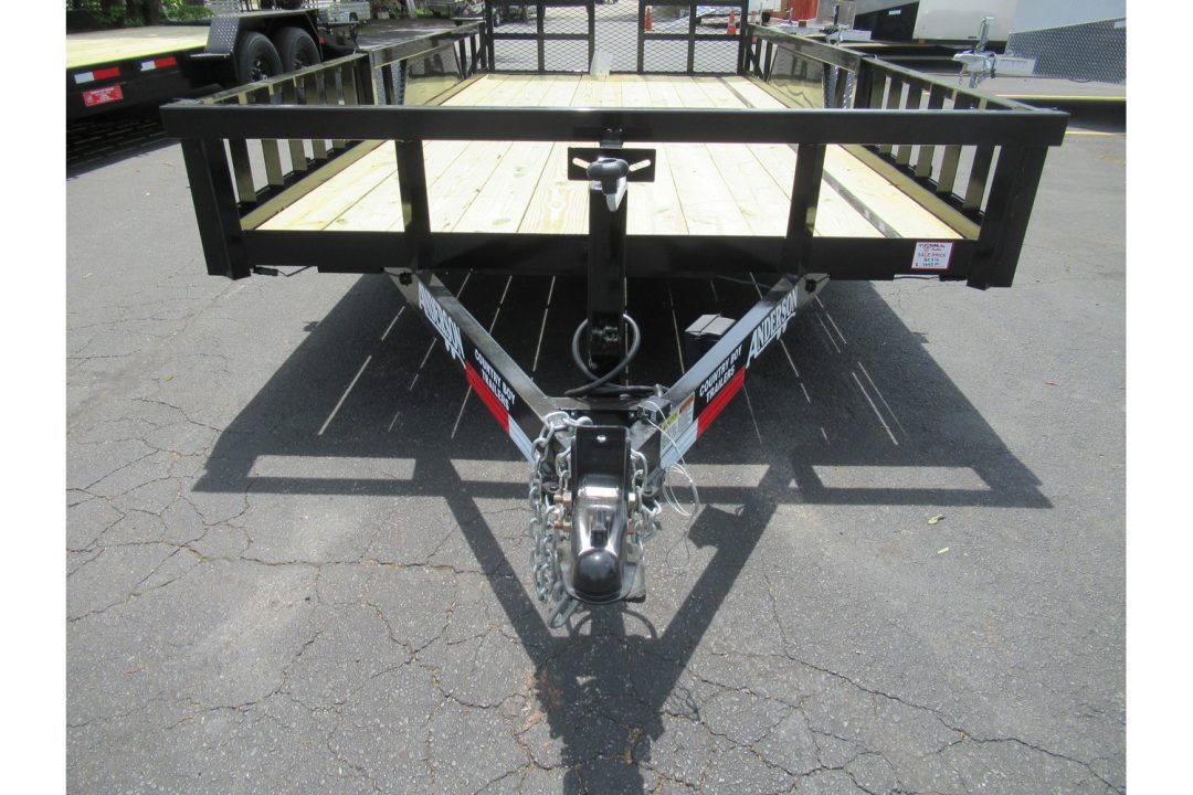 New 2026 Anderson 7x16 Landscape, 9950 GVWR, Spring Assist Gate, Side Ramps