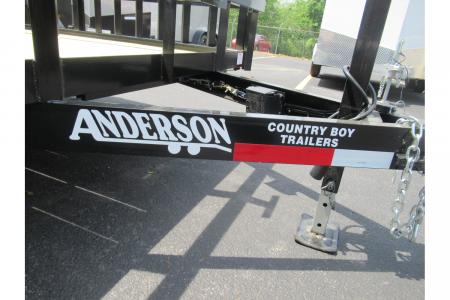 New 2026 Anderson 7x16 Landscape, 9950 GVWR, Spring Assist Gate, Side Ramps