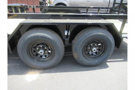 New 2026 Anderson 7x16 Landscape, 9950 GVWR, Spring Assist Gate, Side Ramps