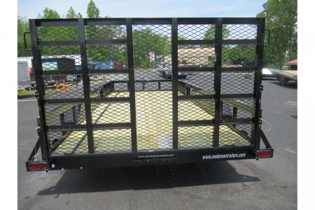 New 2026 Anderson 7x16 Landscape, 9950 GVWR, Spring Assist Gate, Side Ramps