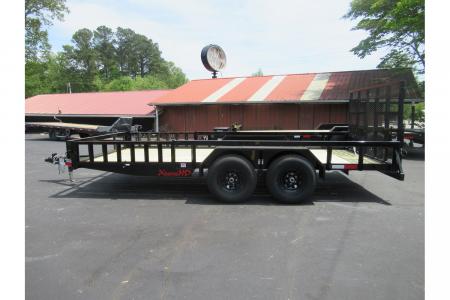 New 2026 Anderson 7x16 Landscape, 9950 GVWR, Spring Assist Gate, Side Ramps