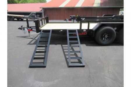 New 2026 Anderson 7x16 Landscape, 9950 GVWR, Spring Assist Gate, Side Ramps