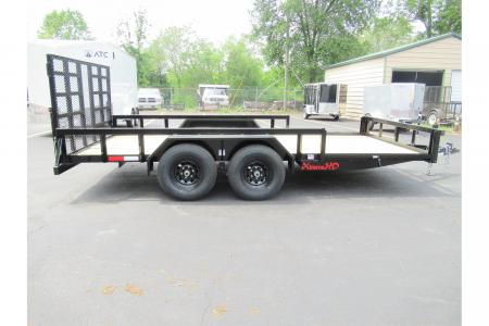 New 2026 Anderson 7x16 Landscape, 9950 GVWR, Spring Assist Gate, Side Ramps