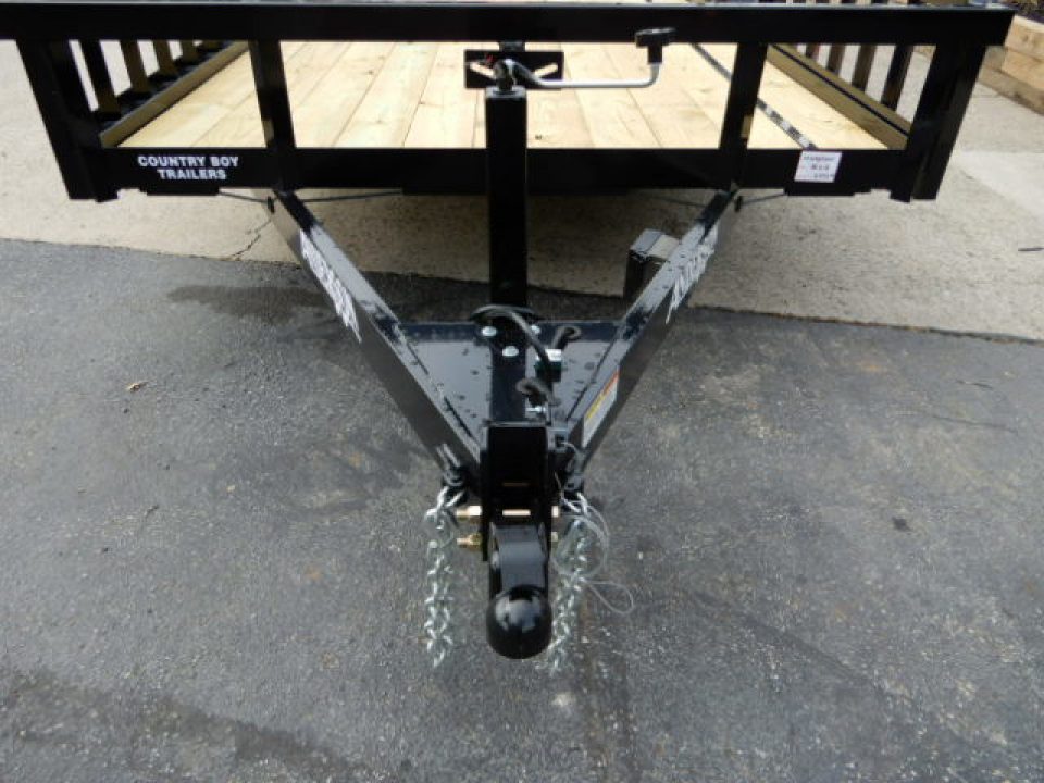 New 2026 Anderson 7x18 Landscape, Spring Assist Ramp Gate, 7800LB Payload, Side Ramps