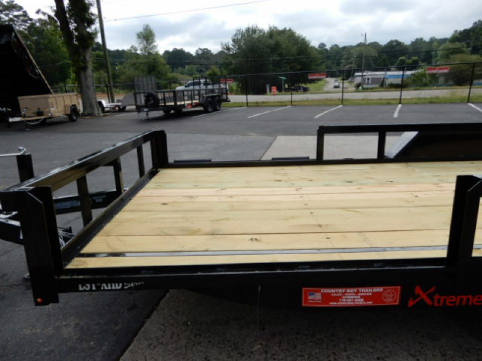 New 2026 Anderson 7x18 Landscape, Spring Assist Ramp Gate, 7800LB Payload, Side Ramps