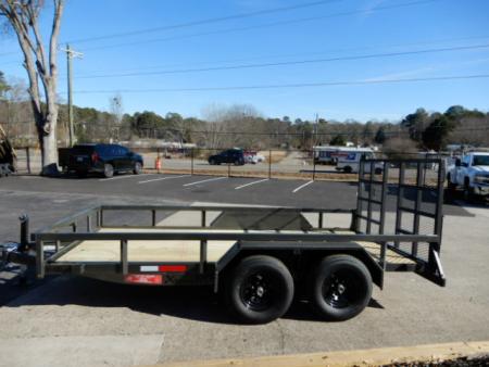 New 2026 Anderson 7'x16' Landscape, 9950LB GVWR, Spring Assist Tractor Gate