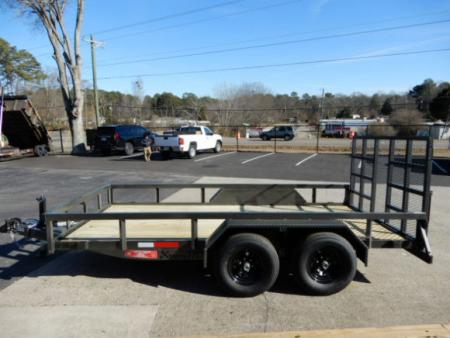 New 2026 Anderson 7'x16' Landscape, 9950LB GVWR, Spring Assist Tractor Gate