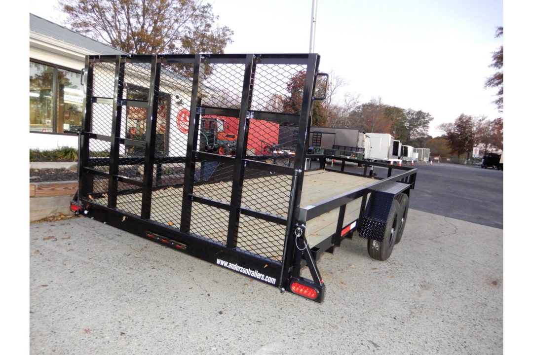 New 2026 Anderson 7'X20' Landscape, 7800LB Payload, Spring Assist Ramp Gate