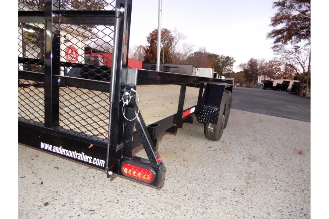 New 2026 Anderson 7'X20' Landscape, 7800LB Payload, Spring Assist Ramp Gate