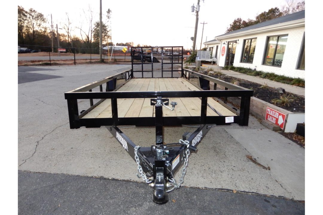 New 2026 Anderson 7'X20' Landscape, 7800LB Payload, Spring Assist Ramp Gate