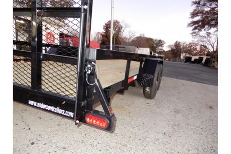 New 2026 Anderson 7'X20' Landscape, 7800LB Payload, Spring Assist Ramp Gate