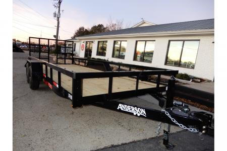 New 2026 Anderson 7'X20' Landscape, 7800LB Payload, Spring Assist Ramp Gate