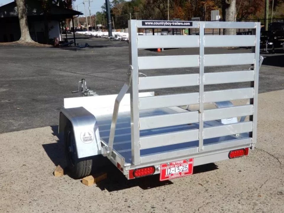 New 2026 Aluma 4'X6' Utility, Ramp Gate 485S-TG