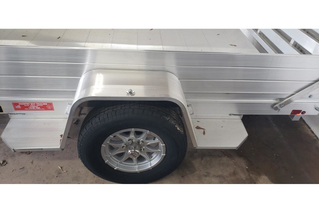 New 2026 Aluma 72"X10' Utility, 12" Sides, Bi-Fold Tailgate 7210H