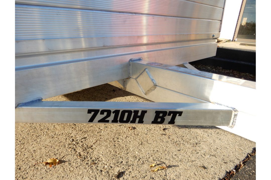 New 2026 Aluma 72"X10' Utility, 12" Sides, Bi-Fold Tailgate 7210H