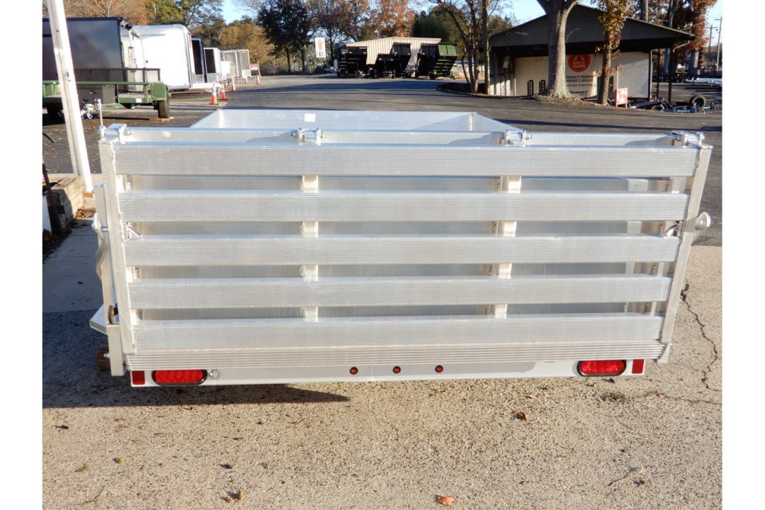 New 2026 Aluma 72"X10' Utility, 12" Sides, Bi-Fold Tailgate 7210H