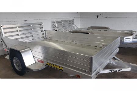 New 2026 Aluma 72 X10' Utility, 12  Sides, Bi-Fold Tailgate 7210H