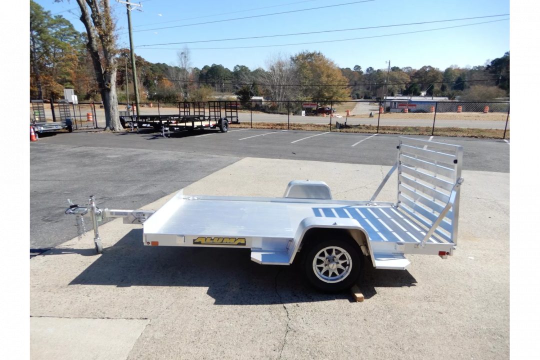 New 2026 Aluma 63"X10' Utility, Straight Tailgate 6310S-TG