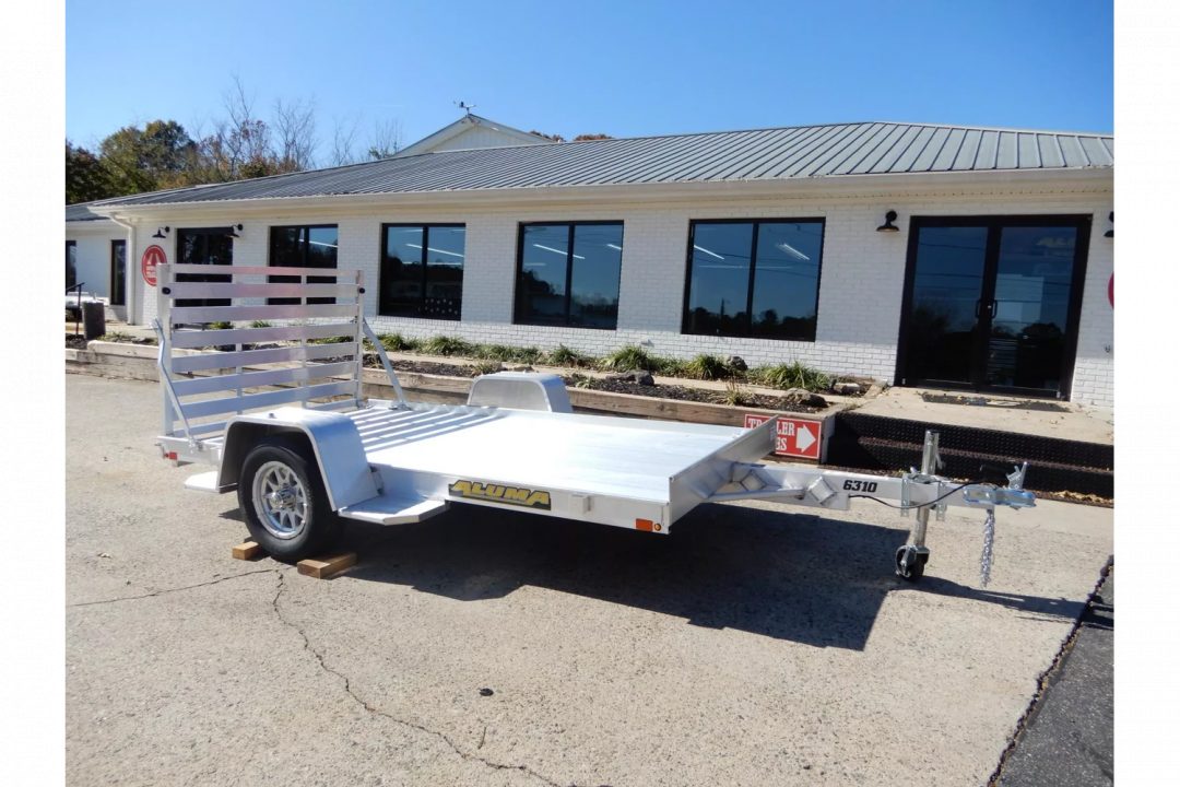 New 2026 Aluma 63"X10' Utility, Straight Tailgate 6310S-TG