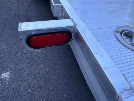 New 2026 Aluma 82"x20' Car Hauler, Full-Tilt, 9900 GVWR, Storage Box & Rock Guard