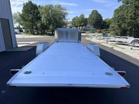 New 2026 Aluma 82"x20' Car Hauler, Full-Tilt, 9900 GVWR, Storage Box & Rock Guard