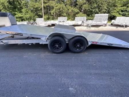 New 2026 Aluma 82"x20' Car Hauler, Full-Tilt, 9900 GVWR, Storage Box & Rock Guard