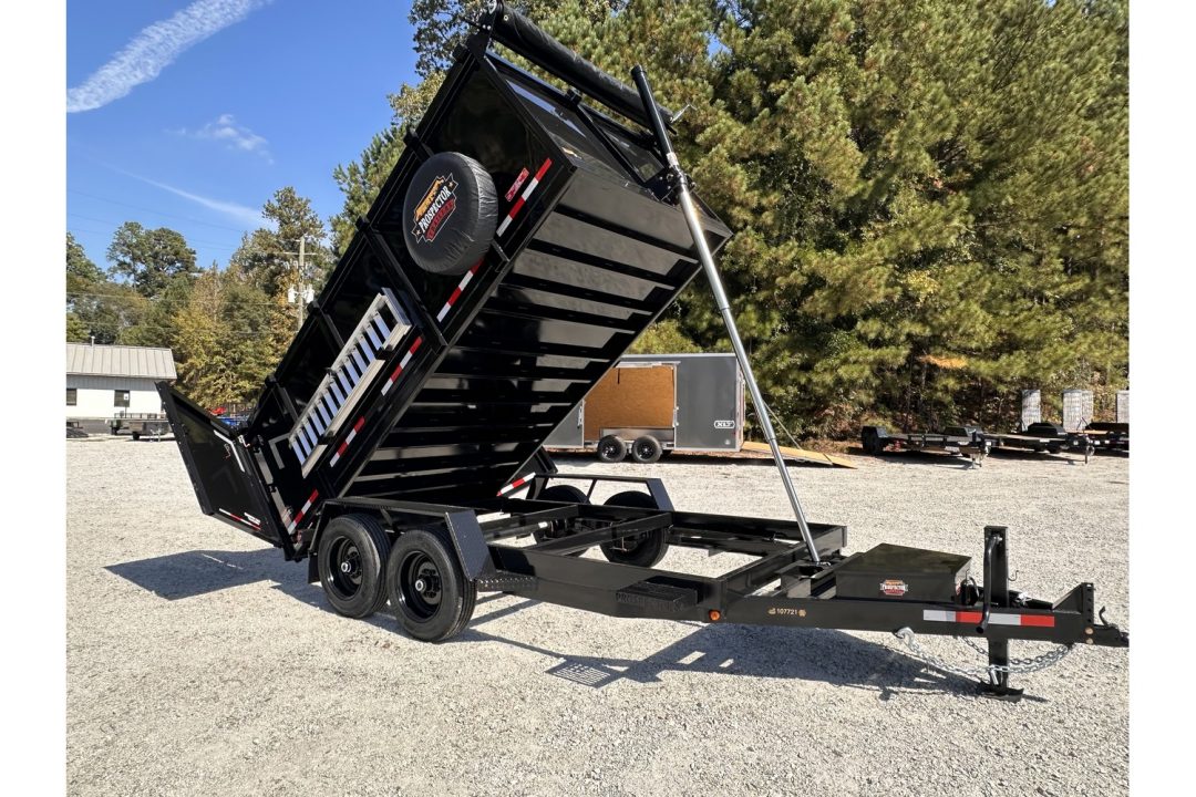 New 2026 Covered Wagon 7'x16' Dump, 48" sides, 16K GVWR, Ramps