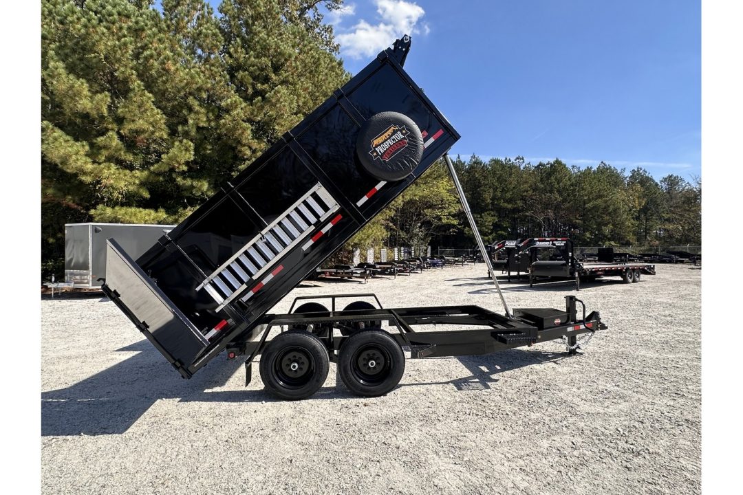 New 2026 Covered Wagon 7'x16' Dump, 48" sides, 16K GVWR, Ramps