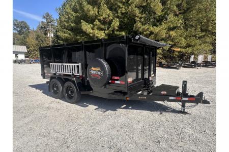 New 2026 Covered Wagon 7'x16' Dump, 48  sides, 16K GVWR, Ramps
