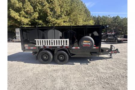New 2026 Covered Wagon 7'x16' Dump, 48" sides, 16K GVWR, Ramps