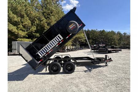 New 2026 Covered Wagon 7'x16' Dump, 48" sides, 16K GVWR, Ramps