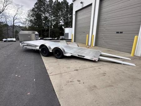 New 2026 Aluma 82"x18' Car Hauler, Tilt w/Low Profile Ramps