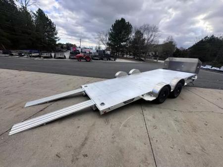 New 2026 Aluma 82 x18' Car Hauler, Tilt w/Low Profile Ramps