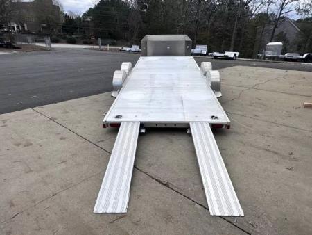 New 2026 Aluma 82"x18' Car Hauler, Tilt w/Low Profile Ramps