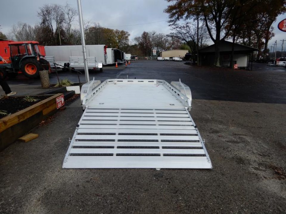 New 2027 Aluma 78"x12' Utility, 7" Sides, Bi-Fold Tailgate 7812BT