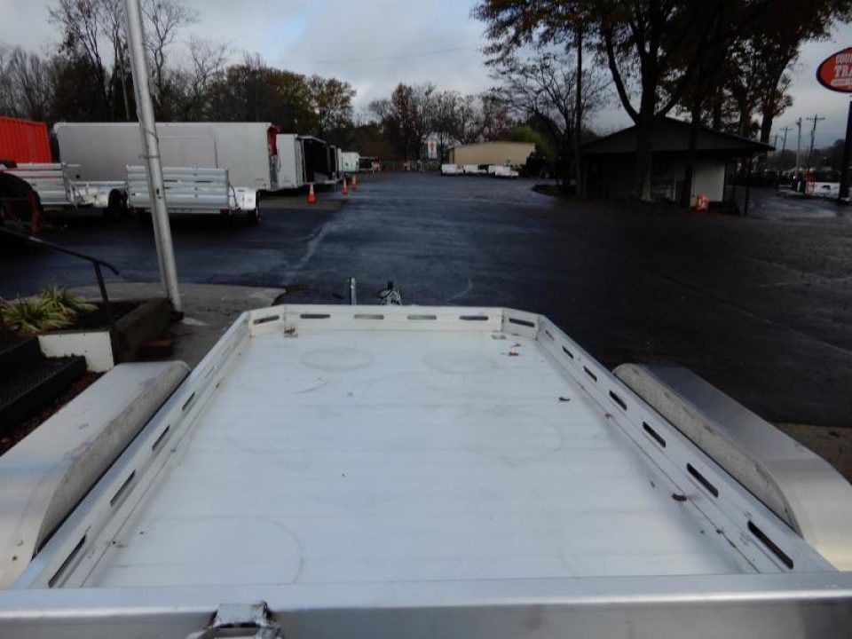 New 2027 Aluma 78"x12' Utility, 7" Sides, Bi-Fold Tailgate 7812BT