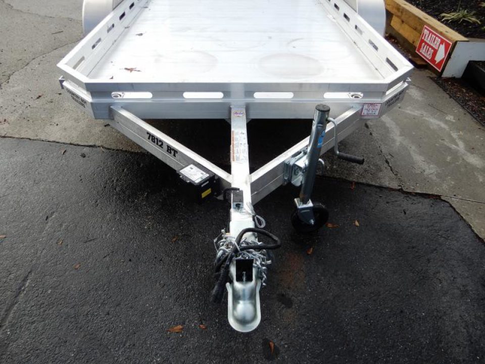 New 2027 Aluma 78"x12' Utility, 7" Sides, Bi-Fold Tailgate 7812BT