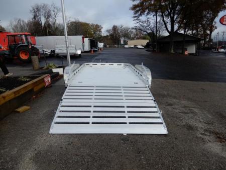 New 2027 Aluma 78"x12' Utility, 7" Sides, Bi-Fold Tailgate 7812BT