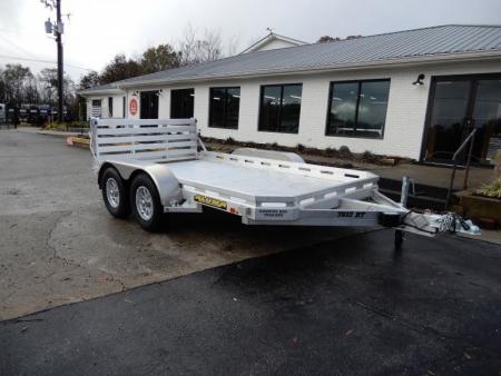 New 2027 Aluma 78"x12' Utility, 7" Sides, Bi-Fold Tailgate 7812BT