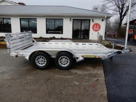 New 2027 Aluma 78"x12' Utility, 7" Sides, Bi-Fold Tailgate 7812BT