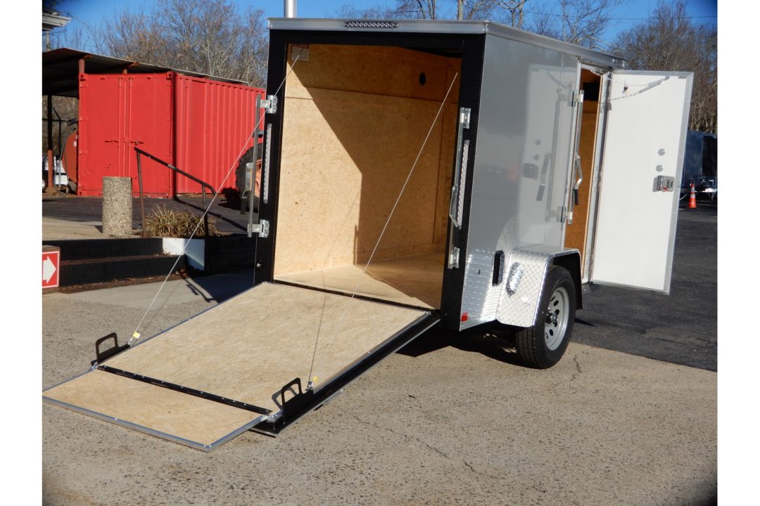 New 2026 Covered Wagon 5x8 Enclosed, 5'6" Height, Ramp Door & Side Door
