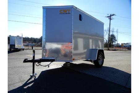 New 2026 Covered Wagon 5x8 Enclosed, 5'6" Height, Ramp Door & Side Door