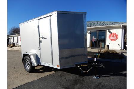 New 2026 Covered Wagon 5x8 Enclosed, 5'6" Height, Ramp Door & Side Door