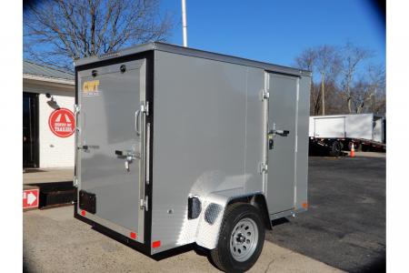 New 2026 Covered Wagon 5x8 Enclosed, 5'6" Height, Ramp Door & Side Door