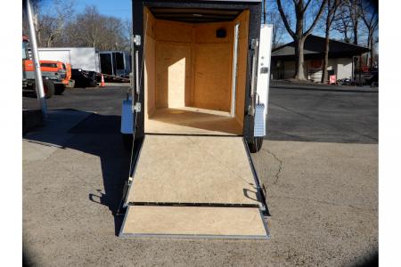 New 2026 Covered Wagon 5x8 Enclosed, 5'6" Height, Ramp Door & Side Door